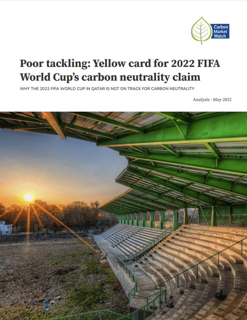 FIFA World Cup in Qatar scores own goal with misleading carbon neutrality claim, new report