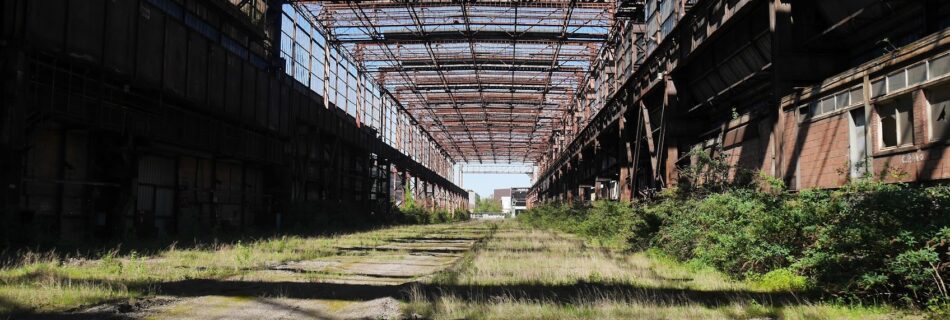 Abandoned factory in Liege, Belgium.