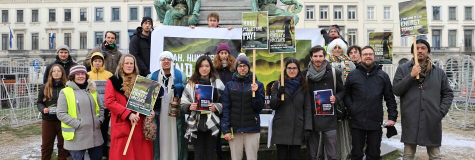 ETS freebie protest in Brussels