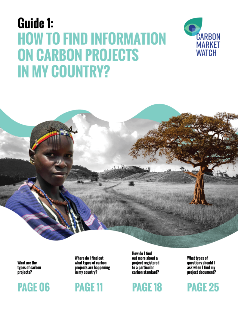 Cover of Guide 1 of the Paris Agreement, carbon projects under Article 6 - Guides project.